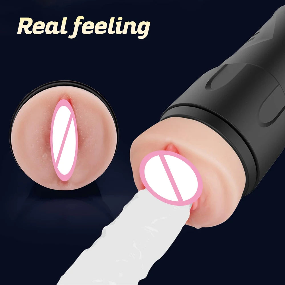 Sex Toys for Men Vagina Male Masturbators Cup Real Pussy Real Vagina Sextoys Silicone Adult Product 3D Realistic Masturbator ﻿