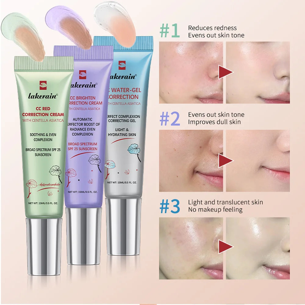 CC Cream Centella Change Color Korean Makeup Foundation Face Cream Korea cream Cosmetic Moisture Full Coverage Magic Foundation