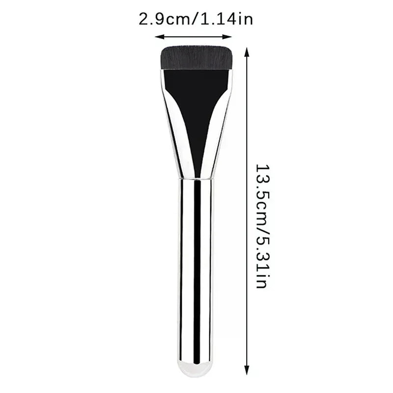 Ultra Thin Foundation Brush Lightweight And Thin Face Contour Brush Flat Contour Brush Mixing Foundation Cream Makeup Brushes