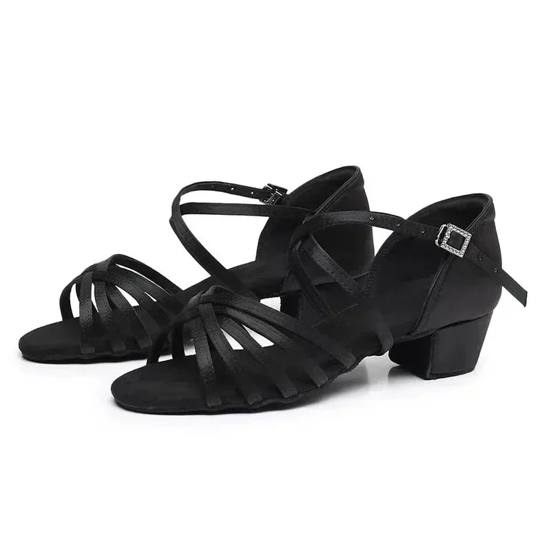 Girls Dance Shoes for Ladies Latin Ballroom Kids/kids Tango Salsa Latin Dance Shoes Low Heel Salsa Training Shoes