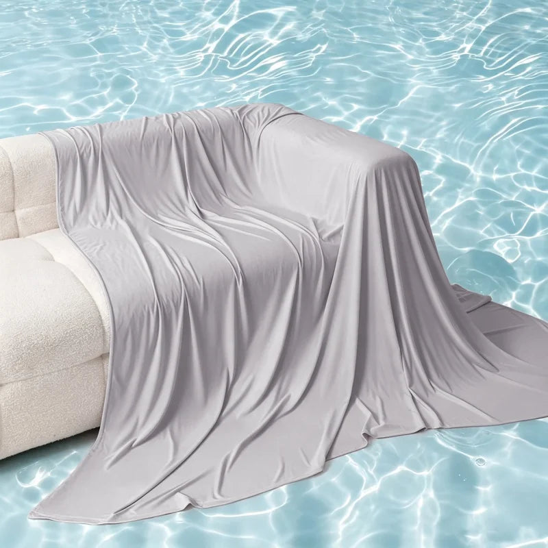 Cool Feeling Ice Silk Cool Blanket Lightweight And Breathable Air Conditioning Skin Friendly Summer Blanket Ice Silk Blanket