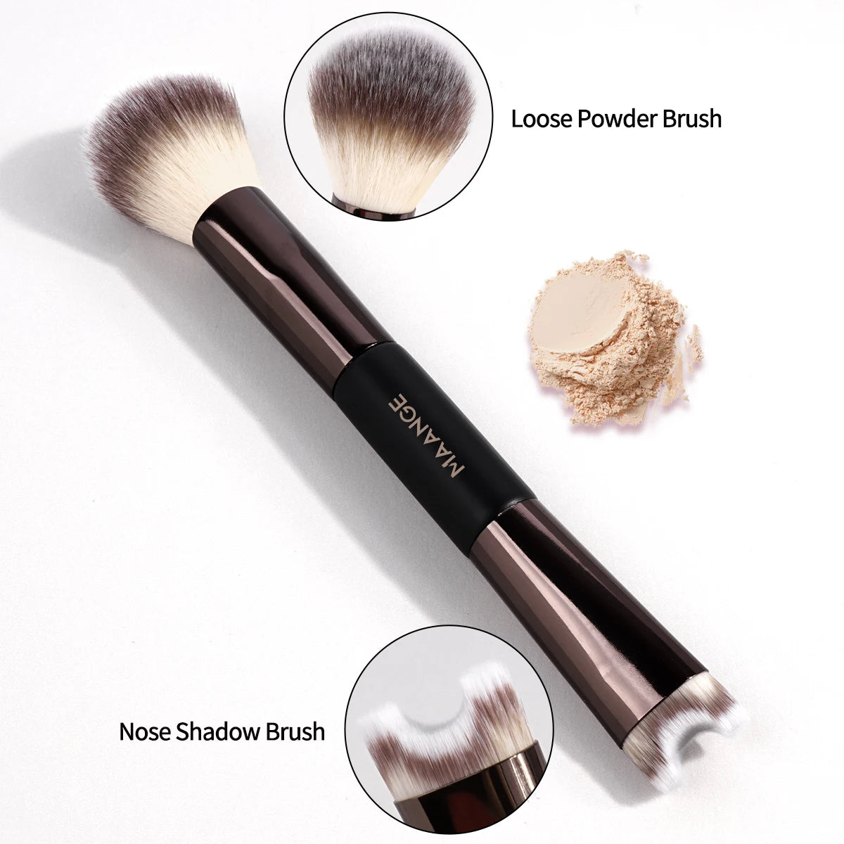 MAANGE 21pcs Makeup Brush Set Including Eyeshadow Brush Foundation Brush, BB Cream Brush Concealer Brush Mixed Brushes Makeup