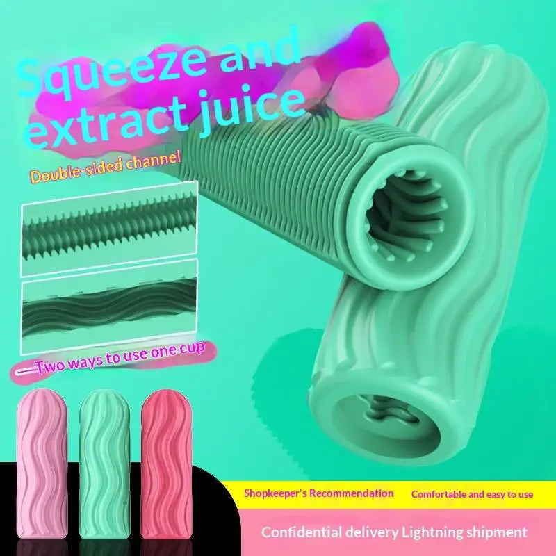 preferredSexy Toys For Adult Soft Vaginal Masturbator Cup For Male Realistic Penis Sucking Masturbator Pocket Pussy Blowbot Toys