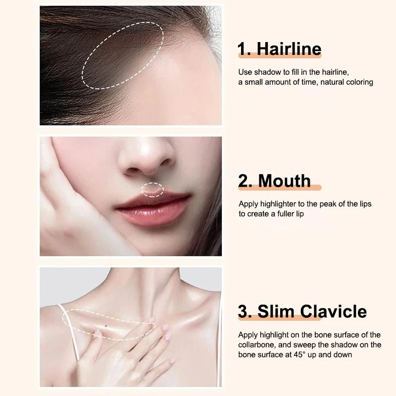 Hair Line Powder 4g Black Root Cover Up Natural Instant Waterproof Hairline Shadow Powder Hair Concealer Coverage 14 Color