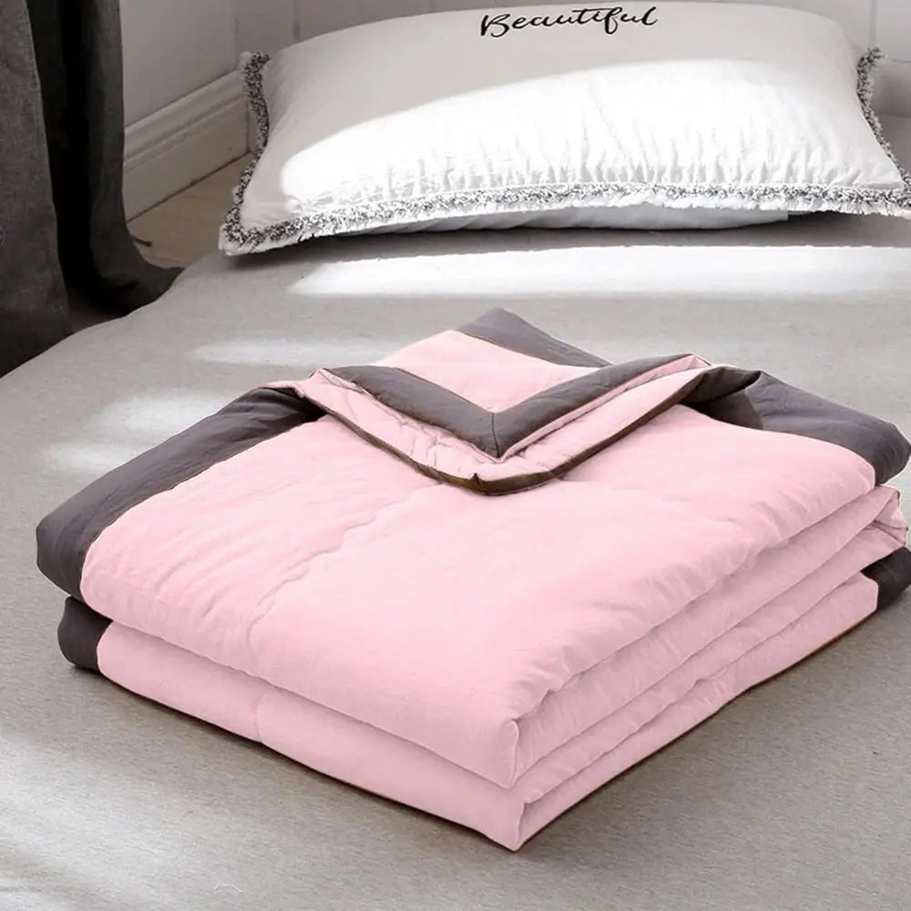 New Double Sided Cooling Blanket Skin-Friendly Breathable Conditioning Quilt Cold Effect Lightweight Cooler Quilt Spring Summer