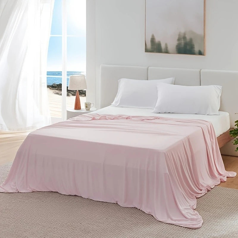 Ultra Cold Feeling Ice Silk Blanket Summer Cooling Blanket Soft Lightweight Washable Bed Throw for Home Indoor Outdoor Nap Use