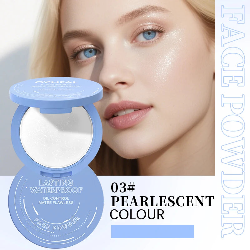 Durable Waterproof Loose Powder - Waterproof and Sweat Resistant, Suitable for All Skin Types, Creating a Natural Makeup Look