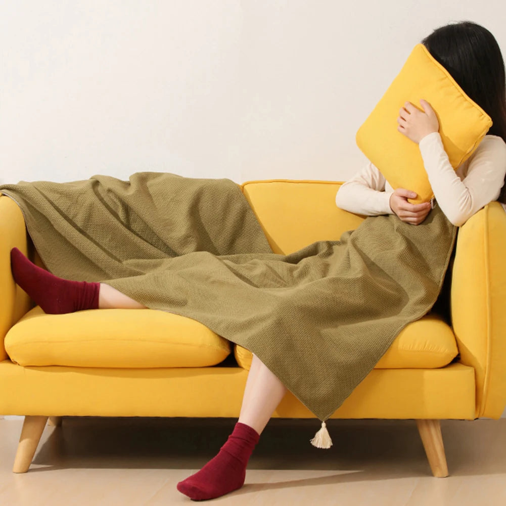 Electric Blanket For Cold Weather Lightweight Comfy Heating Mat For Bedroom Living Room