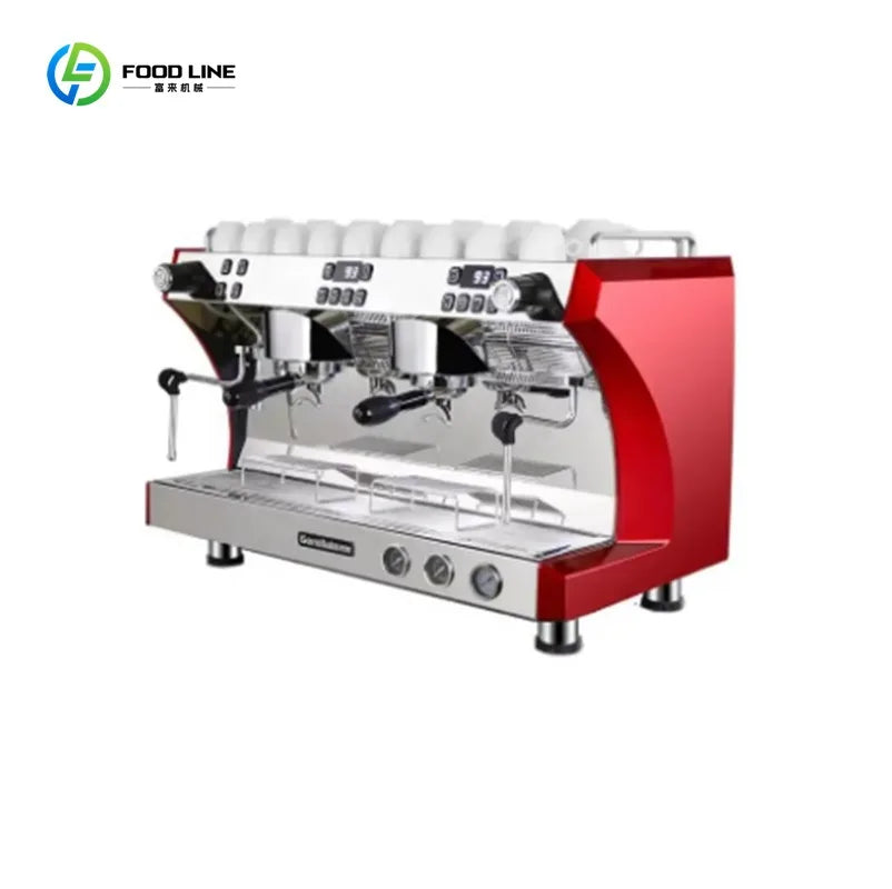 Italian Large Commercial Automatic Coffee Machine Professional Espresso Maker for Cafe Bar Custom