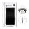 SENSE LASHES Wispy 3D W Shape Eyelash Premade Fan Lashes Wet Eyelash Extensions Matte Black Natural pestañas Fibras Tecnológicas