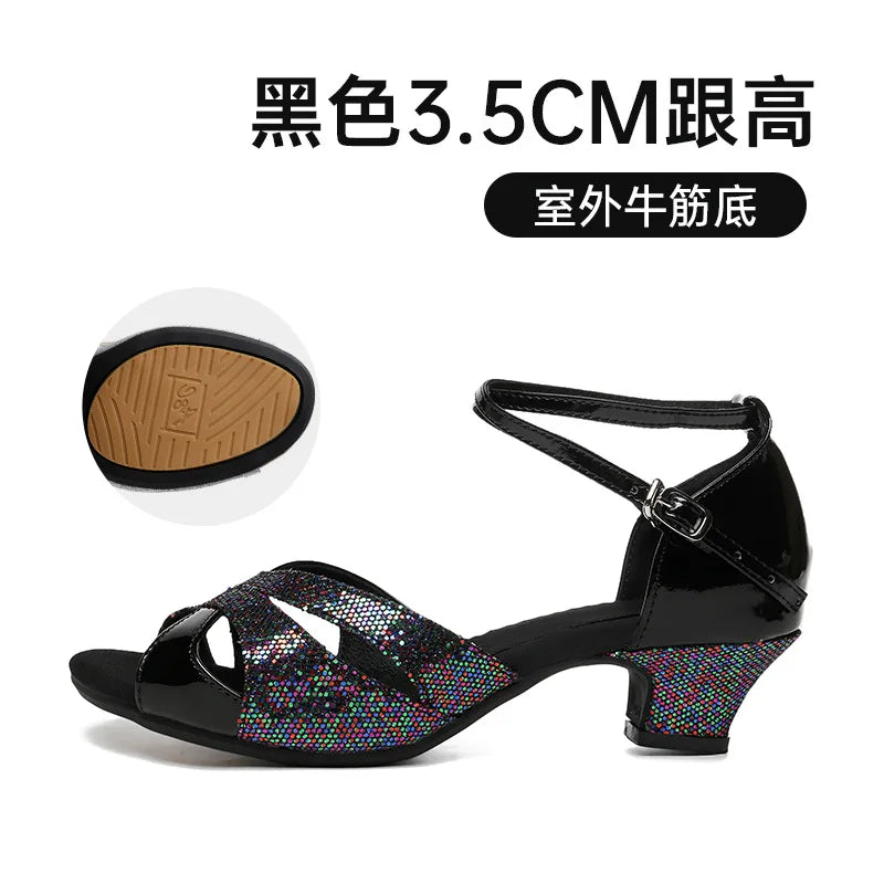 line dance shoes for adults Latin dance shoes for women zapatillas de ballet modern salsa stage performance shoeses