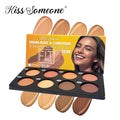 8 Color Cream Contour Palette Makeup, Long Lasting Full Coverage Concealer for Black Women, Contouring Foundation, Sculpt & High