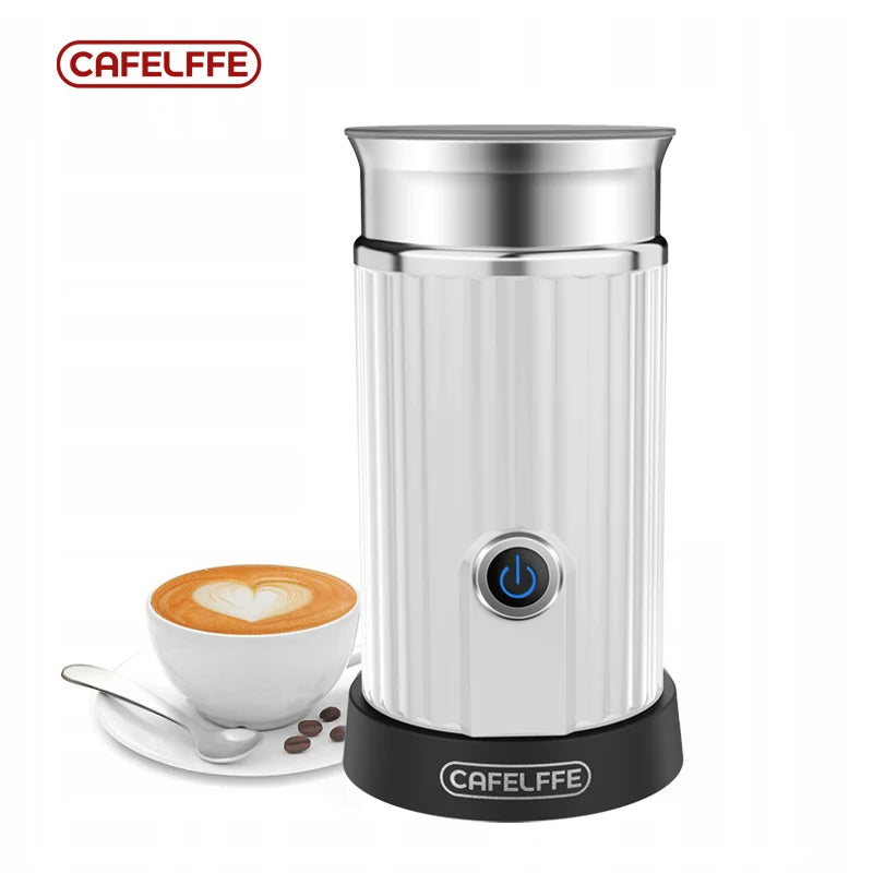 Cafelffe Household Automatic Electric Milk Foam Machine Cold/Hot Stand Cappuccino Foamer Espresso Steamer and Milk Frother 201