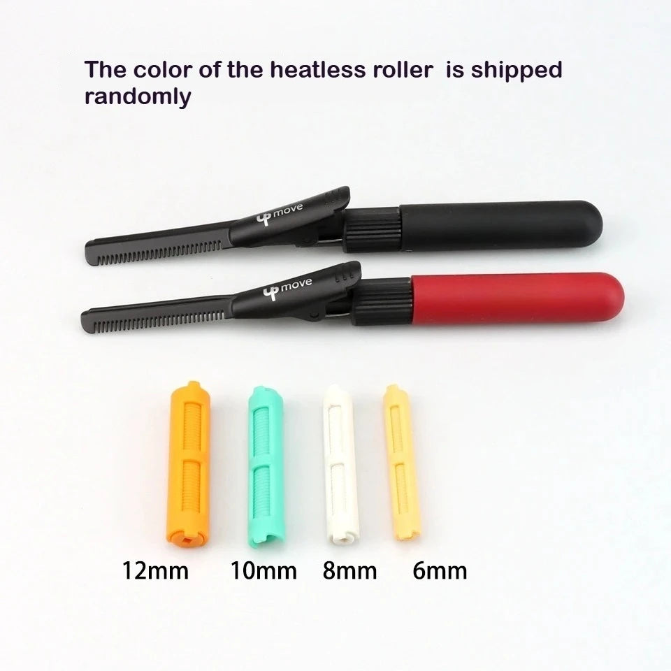 Korean Hair Root Perm Heatless Hair Curler & Hair Rollers Machine Set Curling Rod Pull Core Lazy Curls Flexi Rods Wave Formers