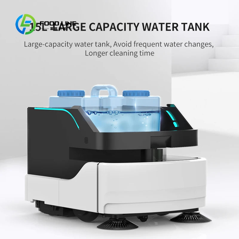 Autonomous Intelligent Cleaning Robot 3-in-1 Sweeping Vacuum Mopping Automatic Floor Cleaner for Commercial Industrial Use