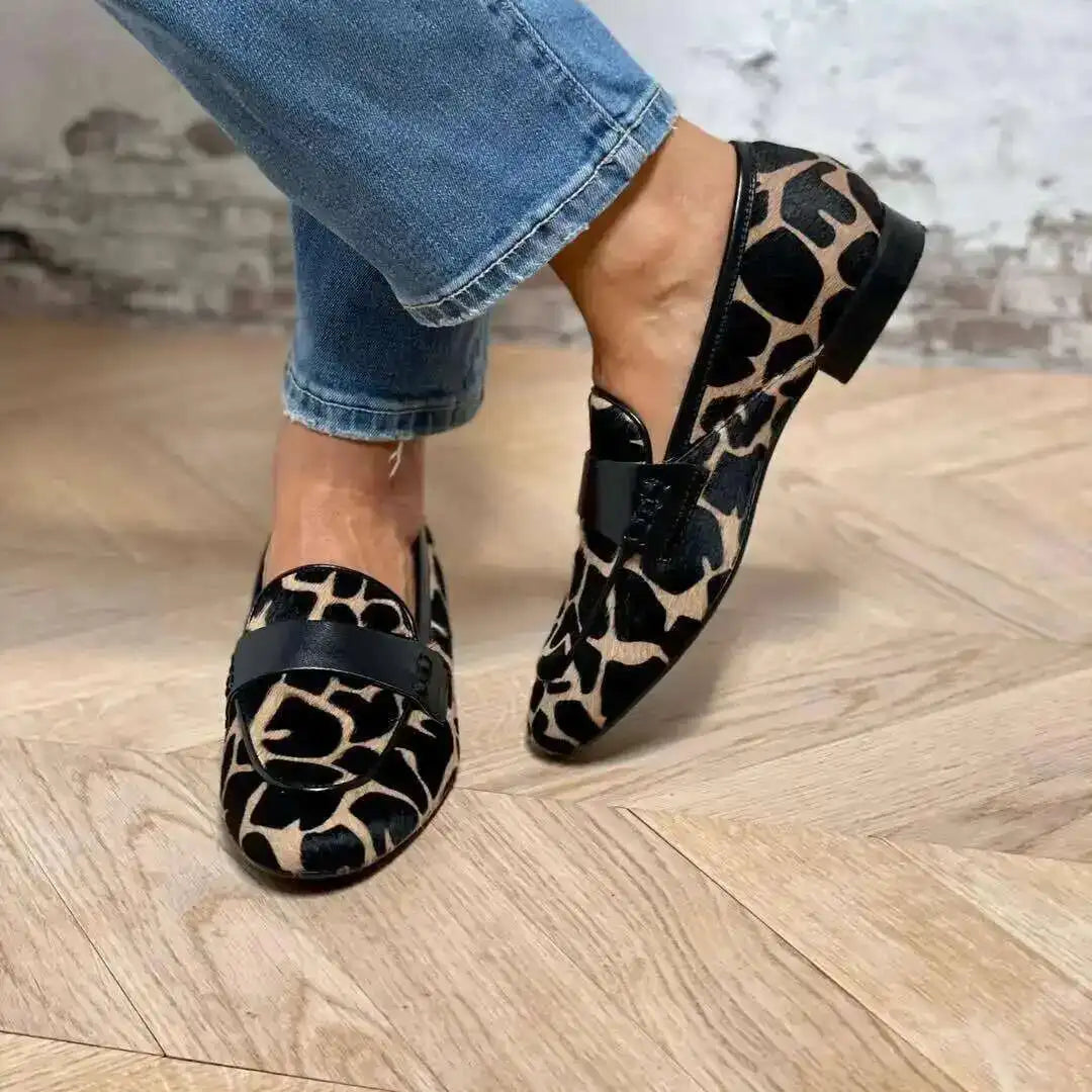 Flat Heels Shoes Round Toe Boat Shoes Women Loafers