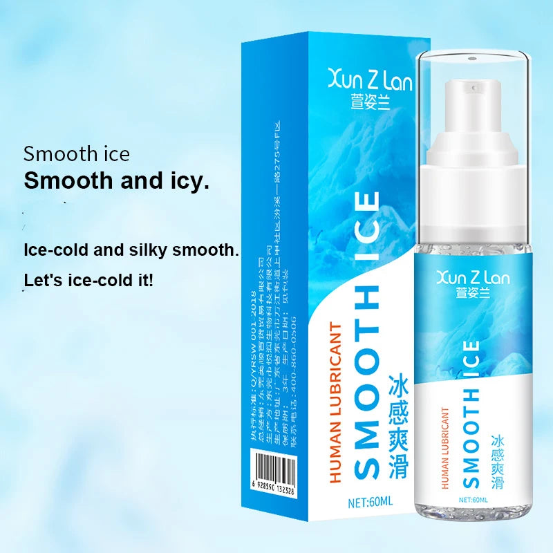 Cooling Lube & Warming Lube For Couples Intense Orgasm Gel 60ml Passion, Pleasure Moisture, Smooth Ice Lubricant For Vagina Anal