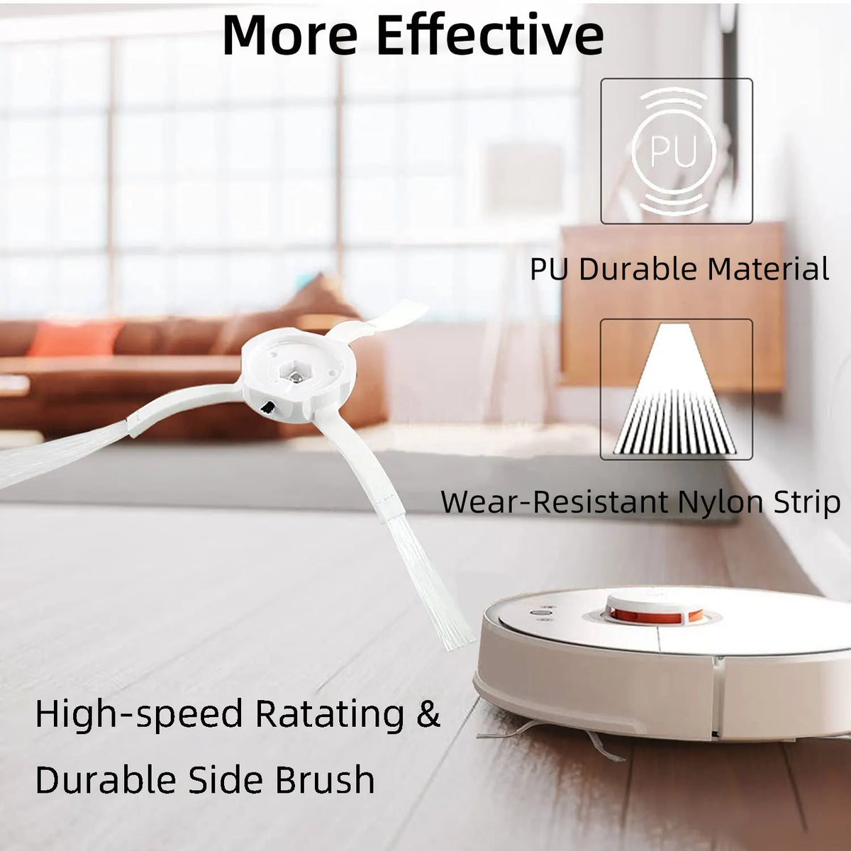 Fit For Xiaomi Mi Robot Vacuum Cleaner 1 / 1S SDJQR01RR SDJQR02RR Roborock E2 E3 E4 E5 S4 Max S5 Main Side Brush Filter