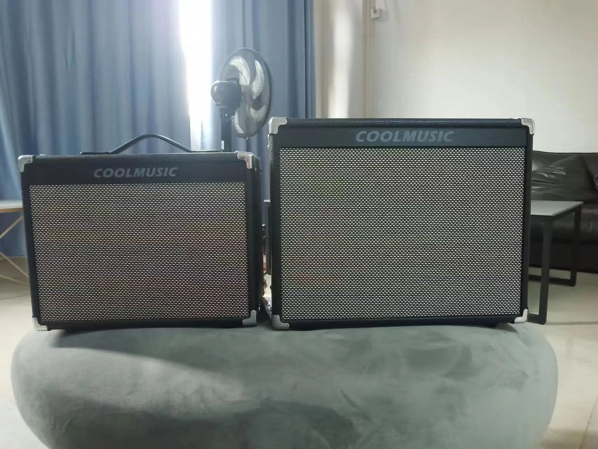 COOLMUSIC UNIQUE-50 Electronic Guitar Amplifier 50 watt amp Music Instrument Speaker Compact Portable Built-in Reverb